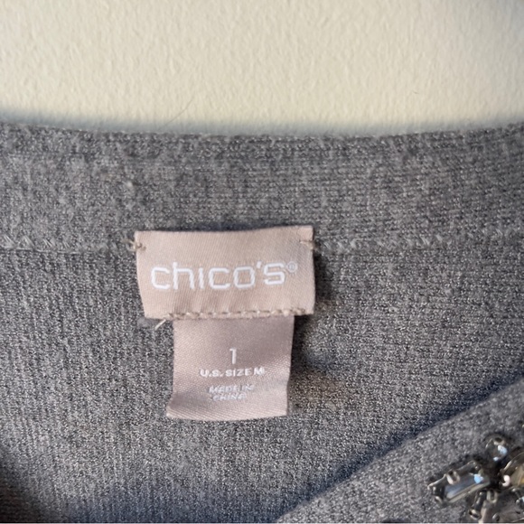 Embellished-Shoulder Pullover Sweater - Picture 7 of 7